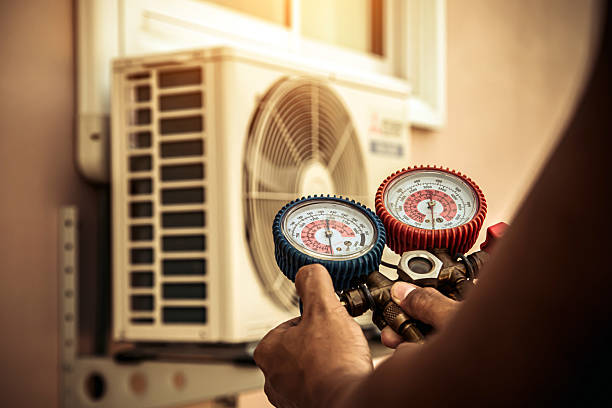 Professional Hvac Installation technician working in East Freetown, MA